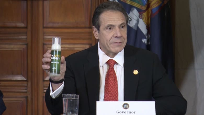 Gov. Cuomo introduces NYS-branded hand sanitizer to help combat coronavirus
