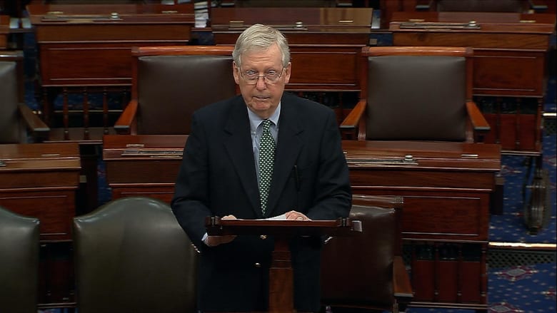 McConnell calls Democrats' coronavirus relief bill 'an ideological wish list'
