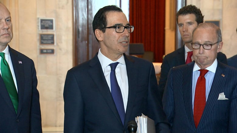 Mnuchin discusses coronavirus relief plan with 'direct checks to individuals'