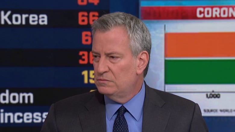 'It's tragic': NYC mayor comments on first coronavirus death in New York City