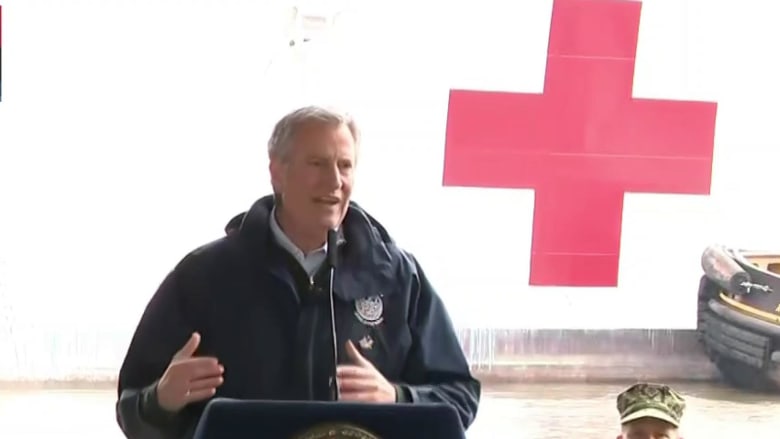 Mayor de Blasio to Trump: 'Thank you and we need more help'
