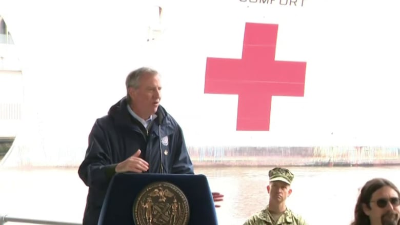 NYC Mayor says traditional hospitals to be converted into full intensive care units