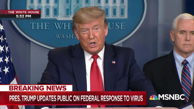 Pres. Trump on Naval hospital ship: 'I'll kiss it goodbye'