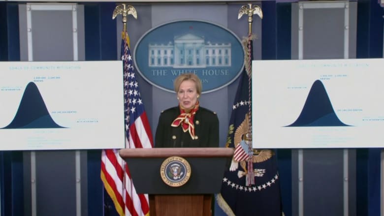 Dr. Birx outlines estimated coronavirus deaths in April