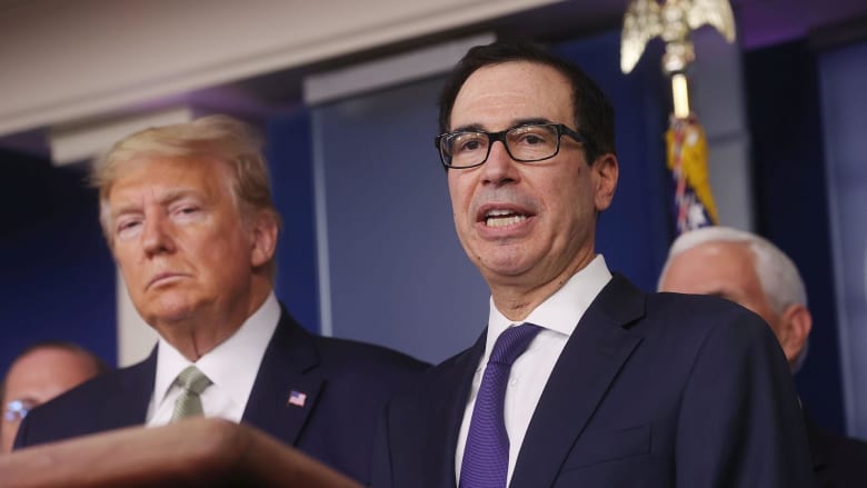 Mnuchin: 'We're looking at sending checks to Americans immediately'