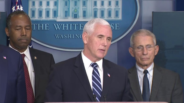 Pence says he will be tested after staffer is diagnosed with coronavirus