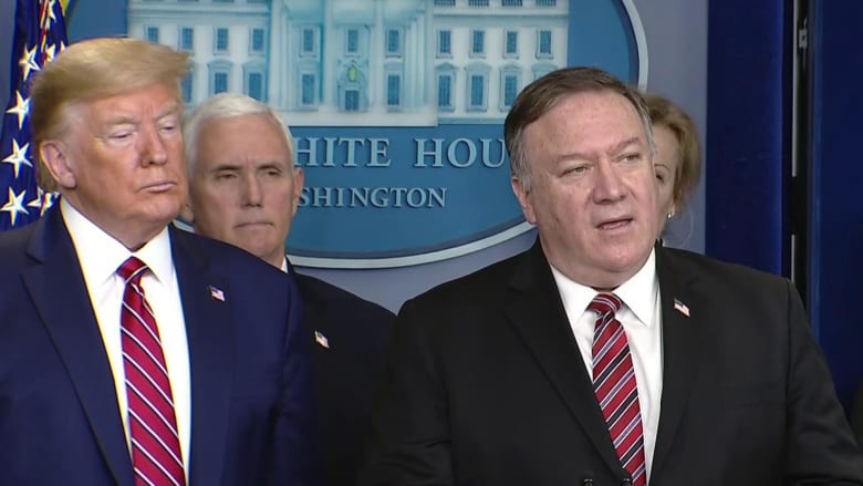 Pompeo: U.S. and Mexico will restrict nonessential travel across the border