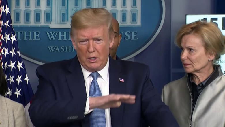 Trump estimates coronavirus timeline until ‘July, August, something like that’