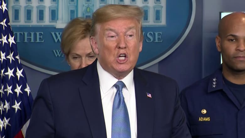 Trump tells Americans to stay home to 'defeat' coronavirus