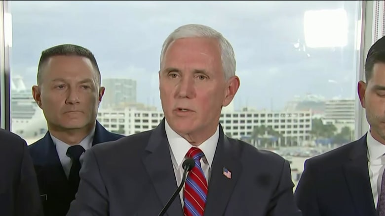 Coronavirus outbreak: Pence calls for new cruise ship screening standards