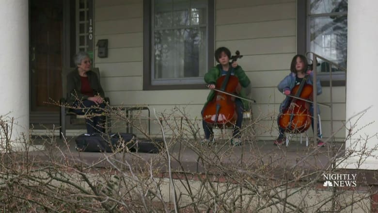 Ohio children display remarkable act of kindness for self-isolated elderly neighbor