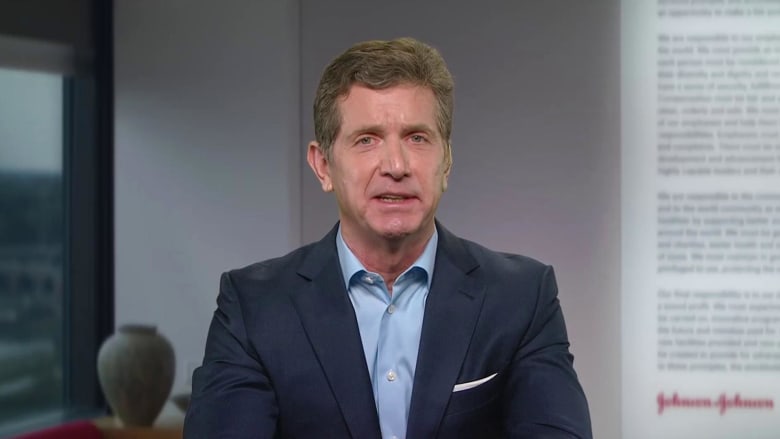Johnson & Johnson CEO announces vaccine candidate with high degree of probability