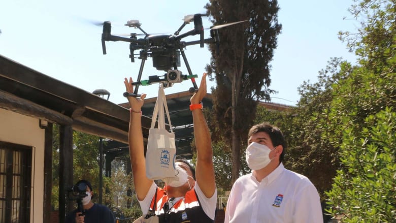 Drones deliver medications to community cut off by coronavirus quarantine