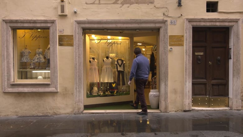 Some Italian stores reopen after COVID-19 lockdown, but customers are in short supply