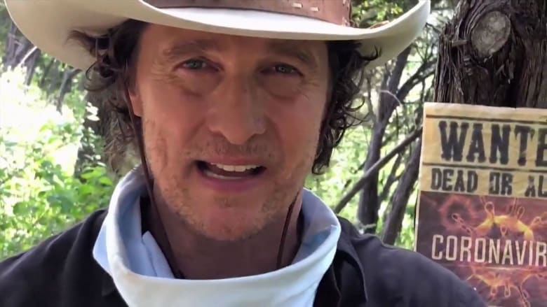 Matthew McConaughey shows how to make a face mask using a coffee filter