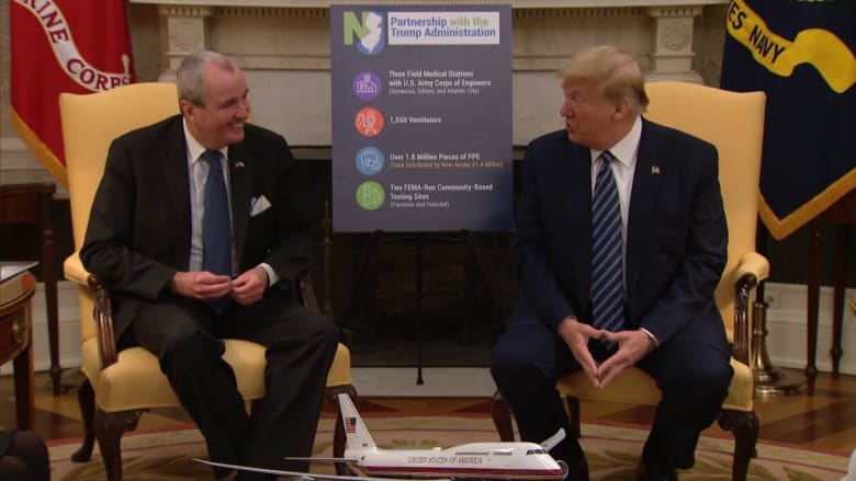 Gov. Murphy thanks Trump for coronavirus relief during New Jersey's 'darkest hour'