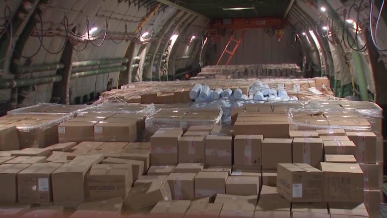 Russian medical supplies head to U.S. to help combat coronavirus