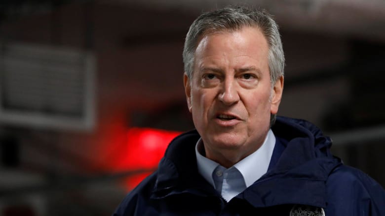 Watch live: NYC Mayor Bill de Blasio holds coronavirus briefing