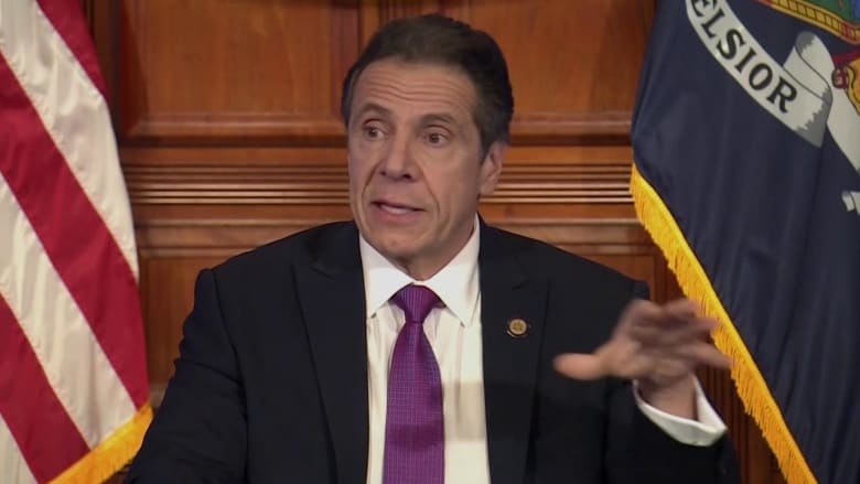 Cuomo calls for 'hazard' bonuses to be paid to frontline workers