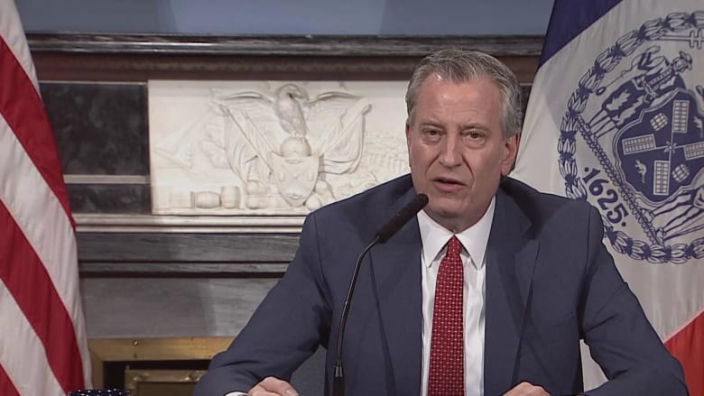 De Blasio: Daily number of NYC hospitalizations down but 'we’re not there yet’