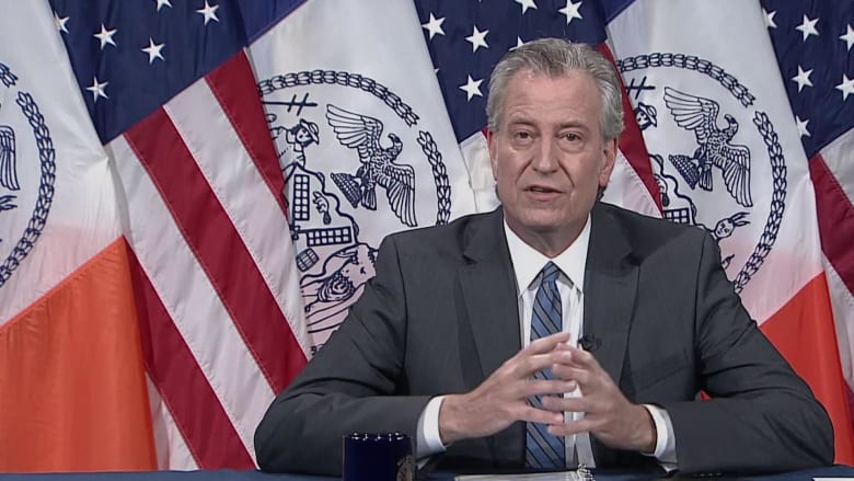 De Blasio: 1,000 city workers assigned to patrol parks and public spaces