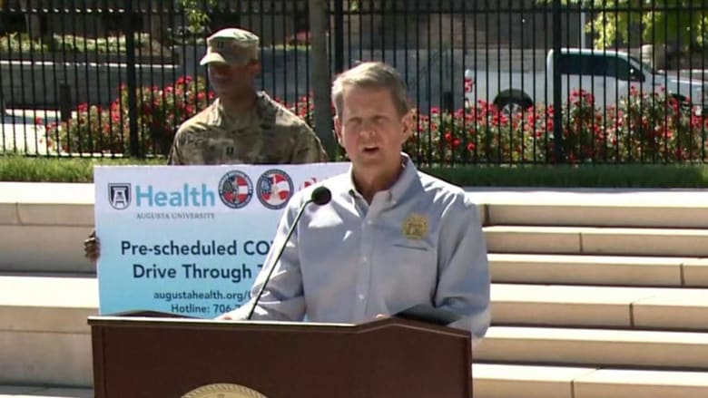 Georgia Gov. Kemp announces phase one of reopening businesses
