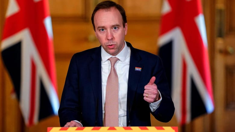 U.K. announces human trials of potential coronavirus vaccine