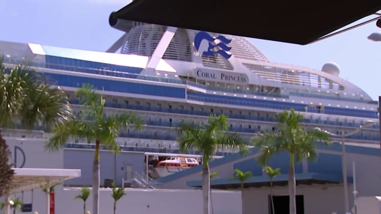 Cruise ship with passengers who tested positive for coronavirus docks in Florida