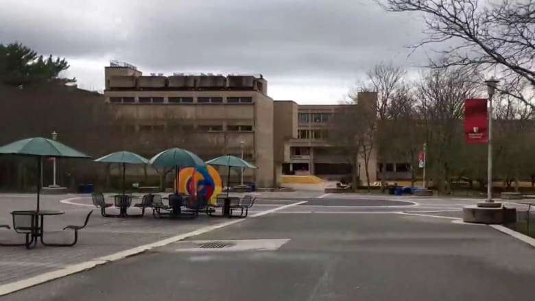 Students stuck on college campuses describe life while social distancing