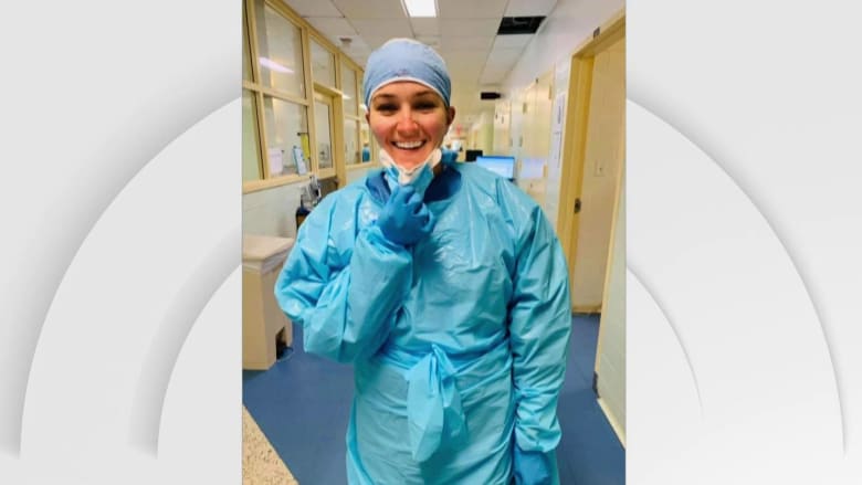 ICU nurse gets hero’s welcome as she returns from volunteering in New York