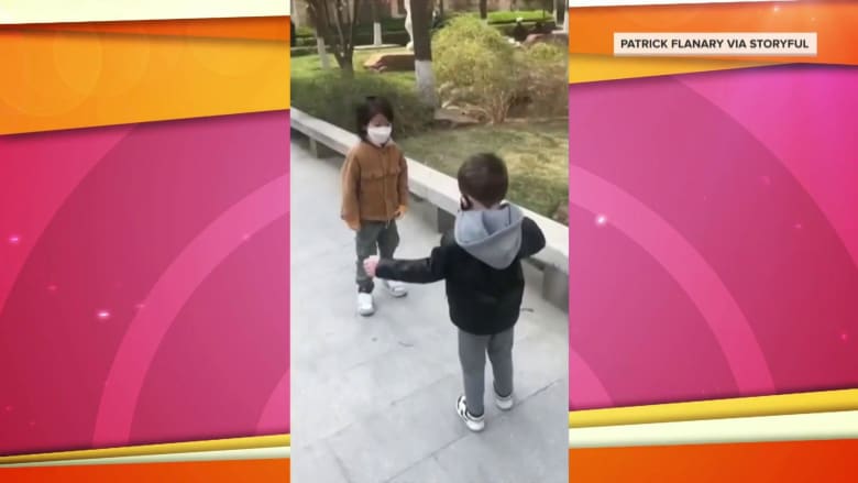 Watch these little boys in China reunite after 2 months of separation