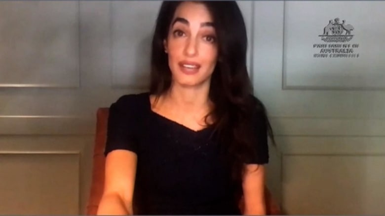 Amal Clooney: Coronavirus exacerbates 'existing human rights crisis'