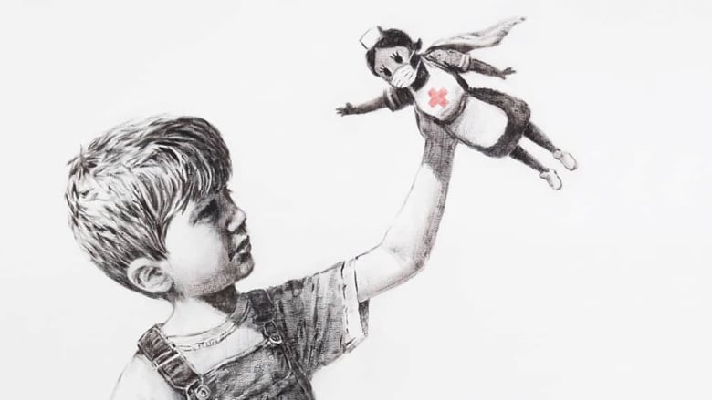 New Banksy artwork honors health workers in front line of fight against COVID-19