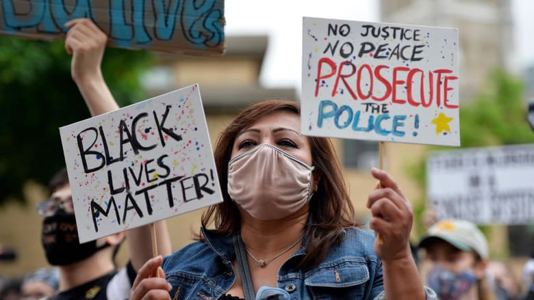 Protesters take to the streets across the country after death of George Floyd