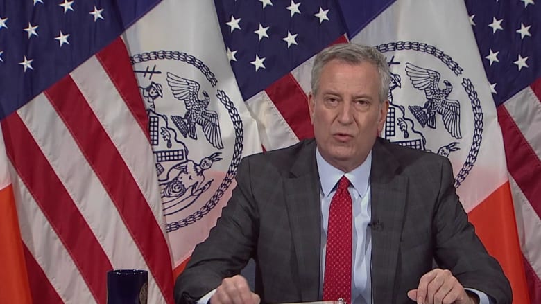 De Blasio praises House stimulus bill proposing $17 billion in aid for NYC