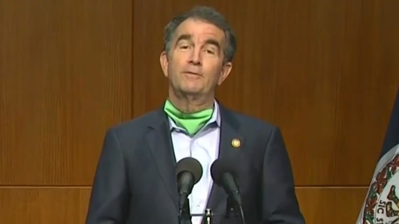 Virginia governor makes masks mandatory inside public places