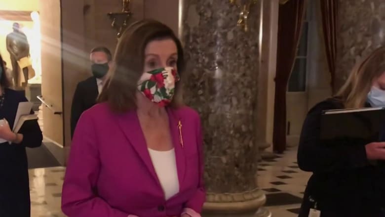 Pelosi 'thrilled' over passage of $3 trillion coronavirus aid package