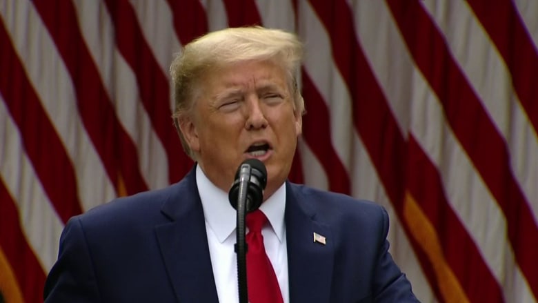 Trump says U.S. will terminate relationship with the World Health Organization