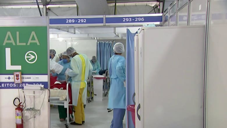 Inside Brazil field hospital battling coronavirus
