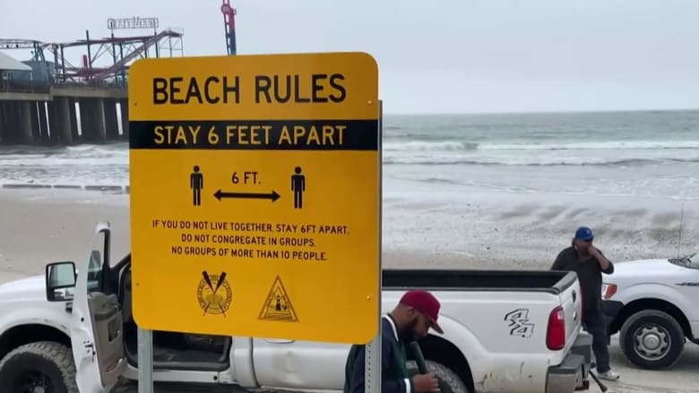 Beaches reopening for Memorial Day Weekend with coronavirus restrictions