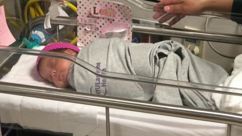 Mother who gave birth to daughter while in coronavirus-induced coma takes baby home