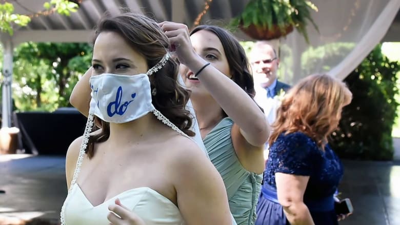 Engaged couples make wedding day changes during the coronavirus pandemic