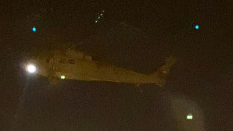 Watch: Helicopters hover low over protesters in Washington