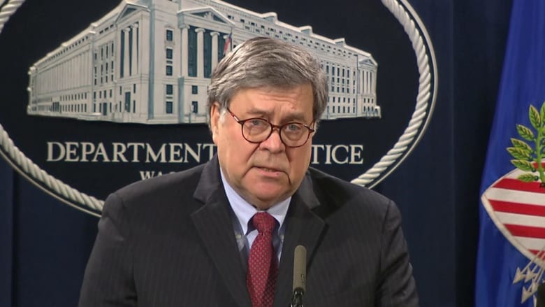 Barr: We will work to ensure 'racism plays no part in law enforcement'