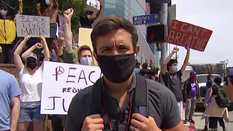 Los Angeles businesses vandalized after weekend protests