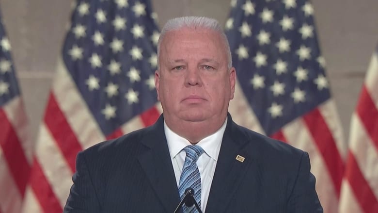 President of National Association of Police Organizations endorses Trump at the 2020 RNC