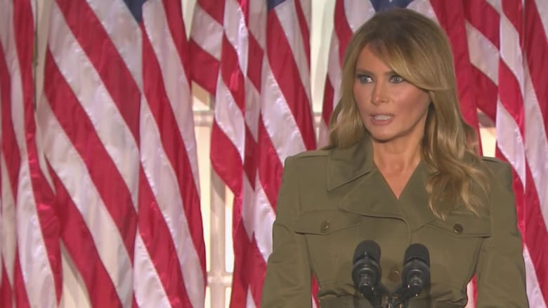 First Lady Melania Trump expresses sympathy to COVID-19 victims in 2020 RNC speech