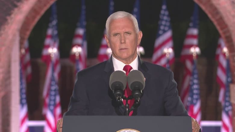 Pence addresses protests in Kenosha: 'Rioting and looting is not peaceful protest'