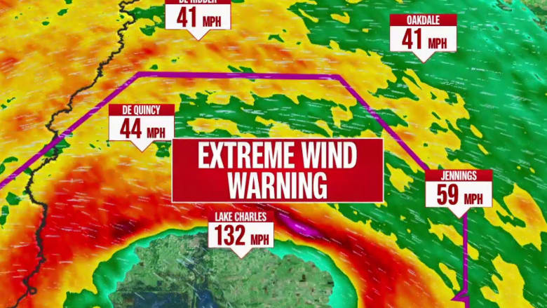 Louisiana sees 132 mph wind gusts as Hurricane Laura makes landfall