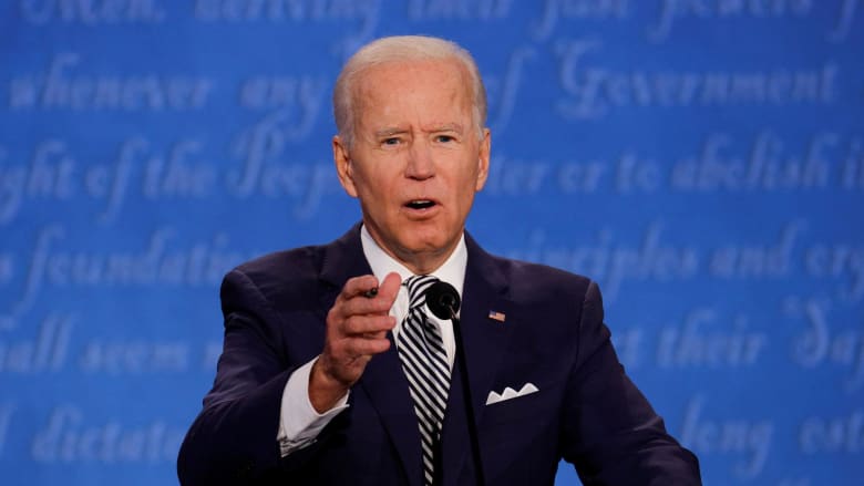 Biden: I support 'law and order ... where people get treated fairly'